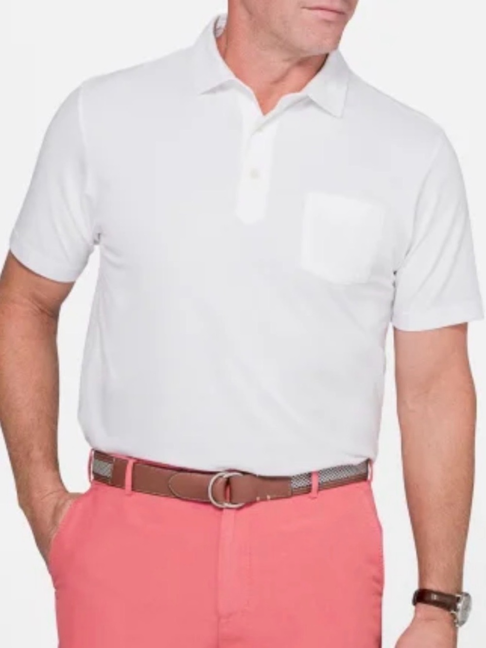 Peter Millar 100% Pima Cotton Pocket Polo Golf Shirt
Size Large